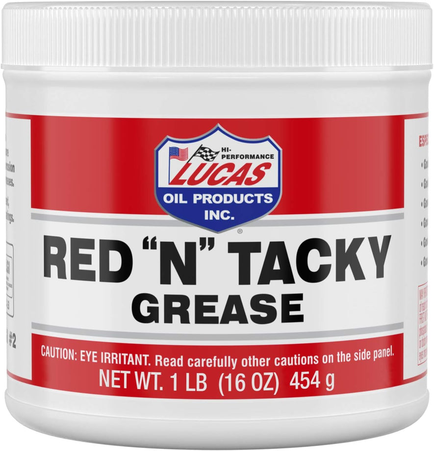 LUCAS RED & TACKY GREASE 454gm