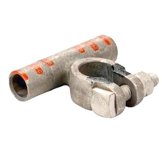 Crimp Battery Terminals (Cast Copper & Heavy Duty) 000 B&S Twin Elbow Negative