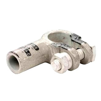 Crimp Battery Terminals Cast Copper & Heavy Duty 00 B&S Elbow Negative each