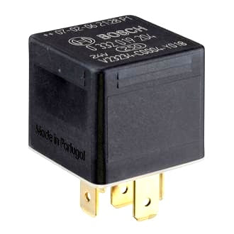 Relay Mini Bosch 24V 30A Norma lly Open 5 Pin Resistor Protec ted