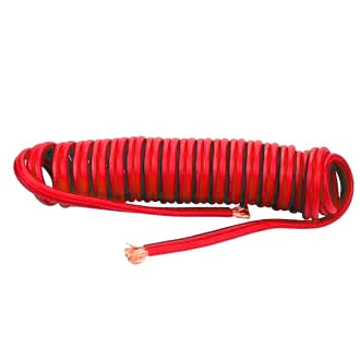 Suzi Coil 2 Core Bare Cable 200A Max Bonded Cable 3.6m Working Length