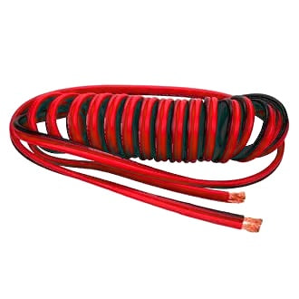 Suzi Coil 2 Core Bare Cable 200A Max Bonded Cable 5.2m Working Length Long Tail