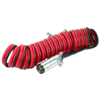 Suzi Coil Power Cable 200A Max 2 X 2 Pole H/D Plugs 3.6m Working Length