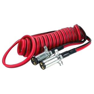 Suzi Coil Power Cable 200A Max 2 X 2 Pole H/D Plugs 5.2m Working Length Long Tail