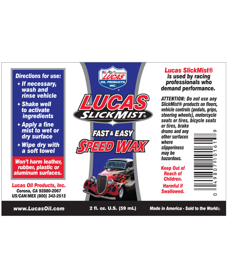 Lucas Oil Slick Mist - Fast & Easy Speed Wax - 710ml