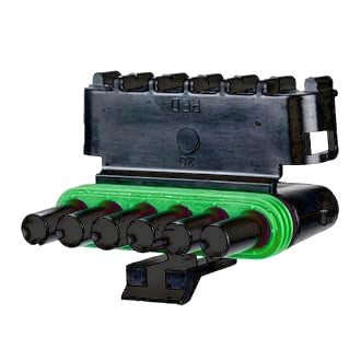 Weather Pack Connector Housing Receptacle 6 circuit