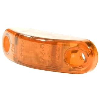 LED Clearance Light Amber 9-32V Amber Lens IP67 65x20mm