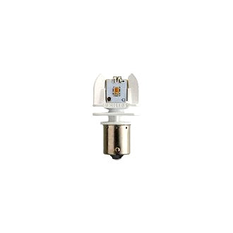 LED Globe 12V PY21 Amber 260lm BAU15S Base With Canbus Adaptors Ceramic