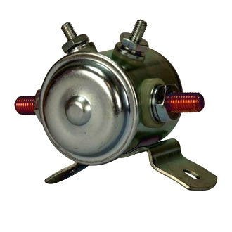 Intermittent Duty Solenoid 12V 100A NO Contacts Metal Side Curved Mount SAW-4203