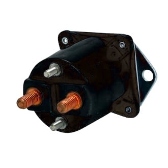 Continuous Duty Solenoid 12V 100A NO Contacts Plastic F180 Mount SBC-4201C