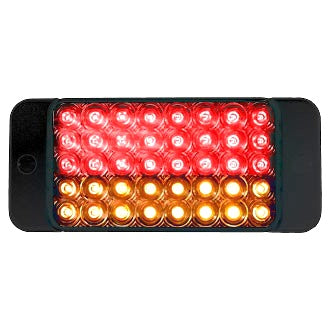 LED Rear Combination Lamp 10-30V Stop/Tail/Ind Surface Mount 224x96mm IP67