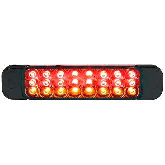 LED Rear Combination Lamp 10-30V Stop/Tail/Ind Surface Mount 224x48 IP67