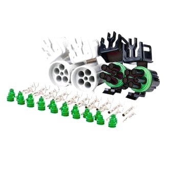 Weather Pack Connectors Complete Kit 5 circuit Round