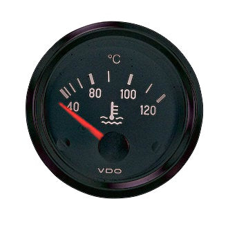 Gauge Water Temperature VDO 12 V 52mm 40-120 Degrees Celsius