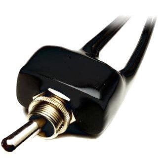 Toggle Switch ON/OFF SPST 12/24V 25/12A Pre-Wired PVC Sealed