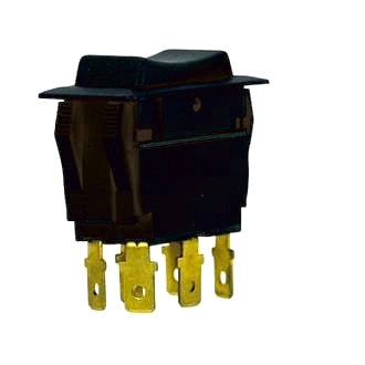 Switch Rocker 12V 25A 24V 15A MON/OFF/MON DPDT IP66