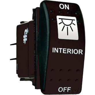 Rocker Switch 12V Off/On Interior Light Symbol