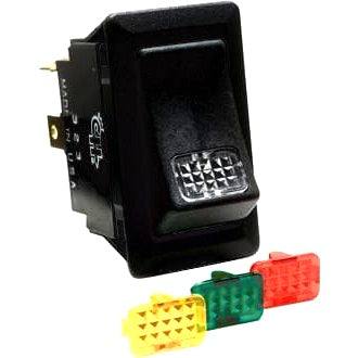 Switch Rocker 12V 25A ON/OFF Interchangable Indicator Colours