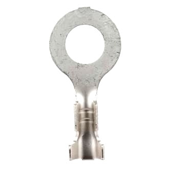 Crimp Terminal Ring 6mm Uninsulated Pkt 100
