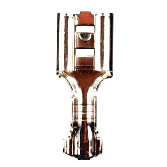 Crimp Terminal Female Blade 6.4mmx0.8mm Uninsulated Pkt 100