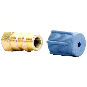 Atco Steel Retrofit Adaptor Straight Low Side 1/4 Male Flare R12>R134a