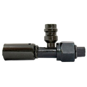 Steel Reduced Beadlock #6 Fitting Straight Female O Ring With R134a Quick Connect