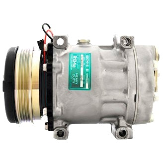 Comp Sanden 8147 Suits Agco SD7H15 12V 4PV 112mm Hor GM Pad Direct Mount QC Head Dust