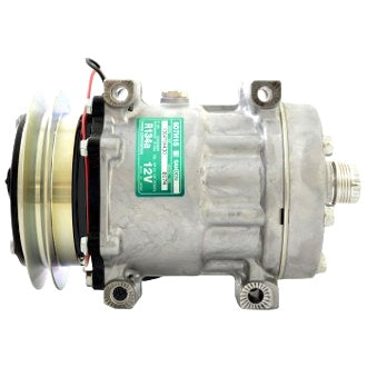 Comp Sanden 8174 Suits Ford New Holland Tractor SS7H15 12V 1GA 135mm HTO Direct Mount