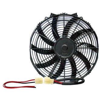 Heavy Duty Fan 14 Inch 12V 160W 1555 CFM 10.1A Reversible Skew Blade