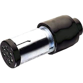 TRAILER PLUG 7 PIN SMALL METAL