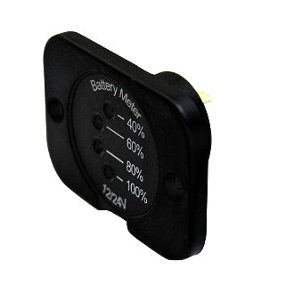 LED Battery Meter 12/24V Panel Mount