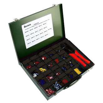Crimp Terminal Kit 320pcs 20 x Pre-Insulated Crimp Terminals + Pliers Metal Case