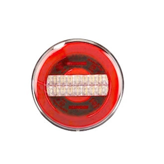 LED Rear Reverse/Tail Lamp 10-30V Tail/Rev/Ref Surface Mount 122mm Glow Tech Tail