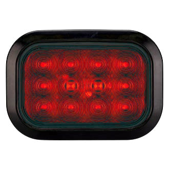 LED Stop/Tail Lamp Rectangular 10-30V Grommet Mount Includes Grommet