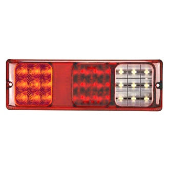LED Rear Combination Lamp 10-30V Stop/Tail/Ind/Rev Surface Mount 300x100