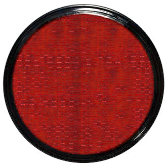 Reflector Red Round Self Adhesive 60 Dia X 9mm