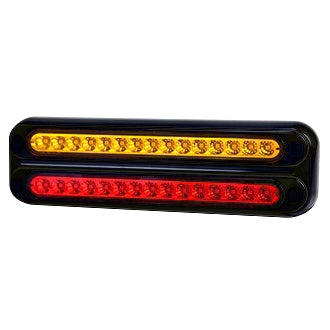 LED Rear Combination Lamp 10-30V Stop/Tail/Ind Surface Mount 266x78mm