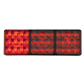 LED Rear Combination Lamp 10-30V Stop/Tail/Ind Surface Mount 282x92mm