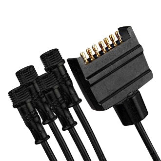 LEDLink 8M Trailer Wiring Harn ess Suits Marine Trailers with 7 Pin Flat Plug (No Lights)