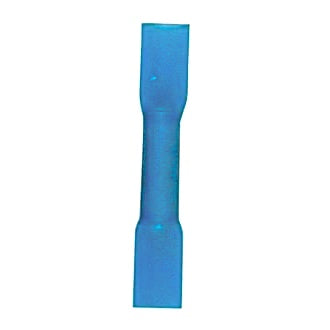 Heat Shrink Butt Connector 4mm Insulated Joiner Blue Pkt 25