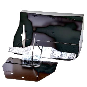 Battery Box Multi Fit Tub Suit Volkswagen Amarok 2009 - ON Laser Cut 2mm Black Powder