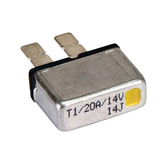 Circuit Breaker 12V 20A Auto R eset Wedge Fuse Style Type 1