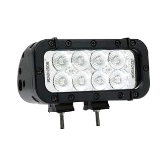 LED Bar/Work Lamp Flood Rect 9-32V 8 LED IP68 1440lm 28W Black Housing