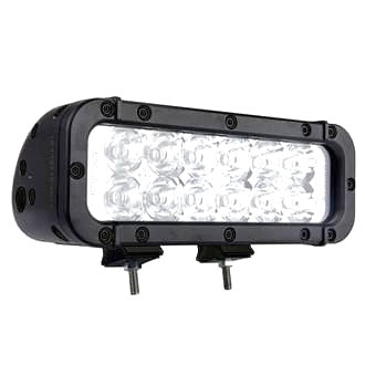 LED Bar/Work Lamp Spot Rect 9-32V 12 LED IP68 2160lm 36W Black Housing