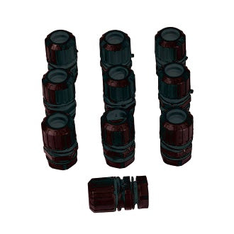 Conduit Straight Body Adaptor Suits NC12 M16 Pkt 10