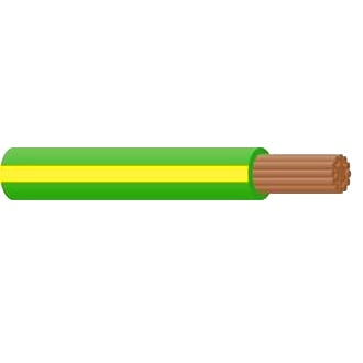 Single Core Cable 3mm Green/Yellow Trace 30m