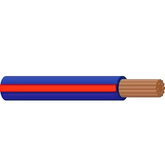 Single Core Cable 3mm Blue/Red Trace 100m