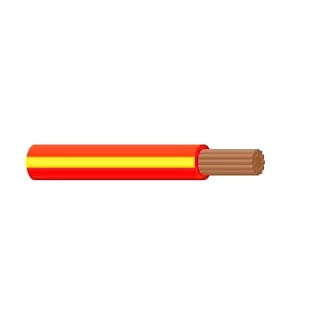 Single Core Cable 3mm Red/Yellow Trace 100m