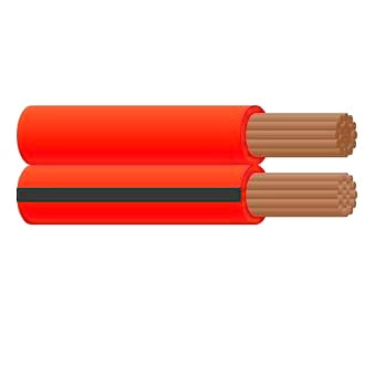 Twin Core Speaker Cable 3mm Red/Black 30m