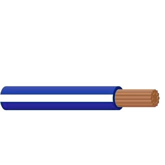 Single Core Cable 4mm Blue/White Trace 100m